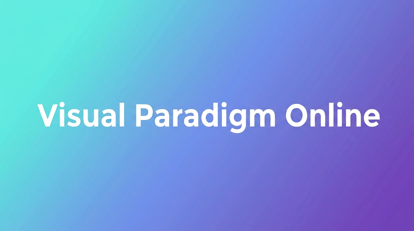 Visual Paradigm Online