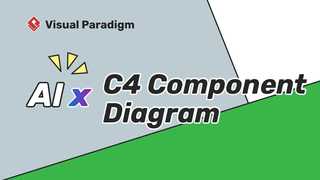 How to Generate C4 Component Diagrams using Visual Paradigm AI