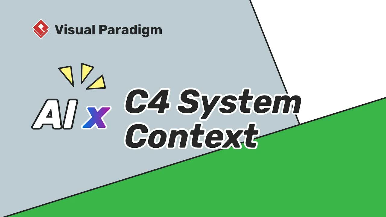 How to Generate C4 System Context Diagrams Using AI in Visual Paradigm