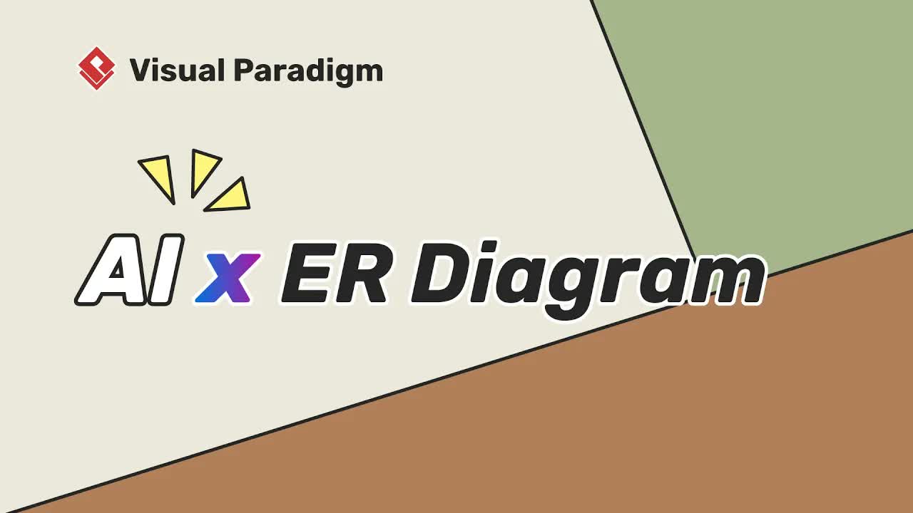 How to Generate Entity Relationship Diagrams (ERDs) using Visual Paradigm AI
