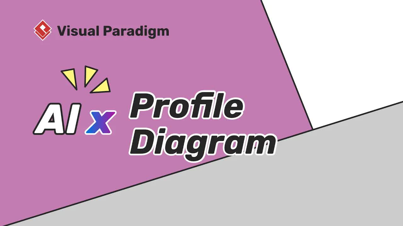 How to Generate UML Profile Diagrams using Visual Paradigm AI