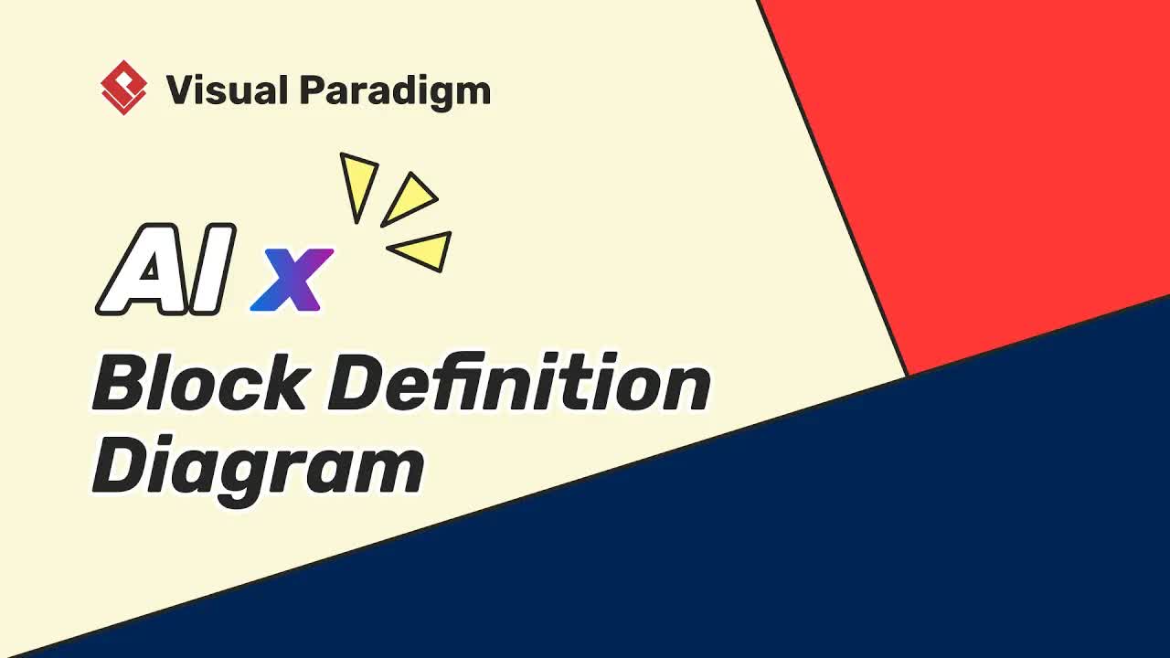 How to Generate SysML Block Definition Diagrams using Visual Paradigm AI