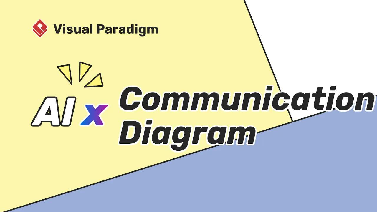 How to Generate UML Communication Diagrams using Visual Paradigm AI
