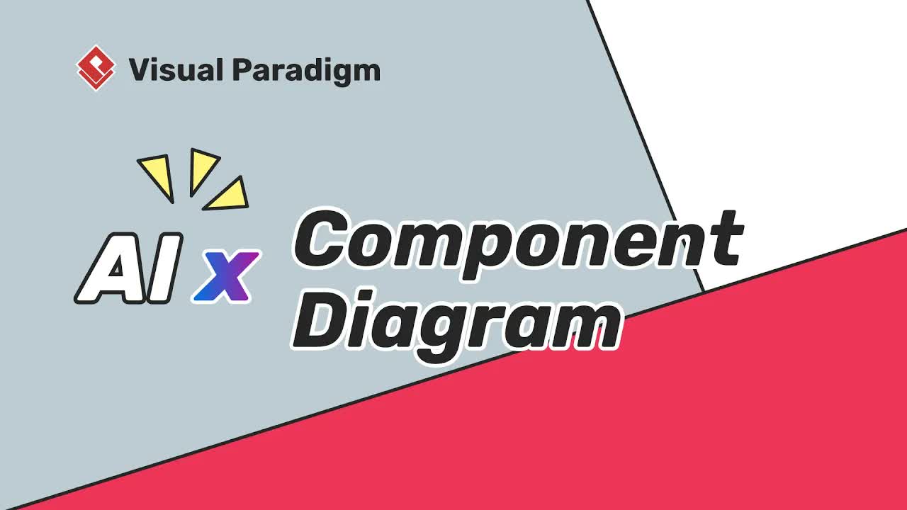 How to Generate UML Component Diagrams using Visual Paradigm AI