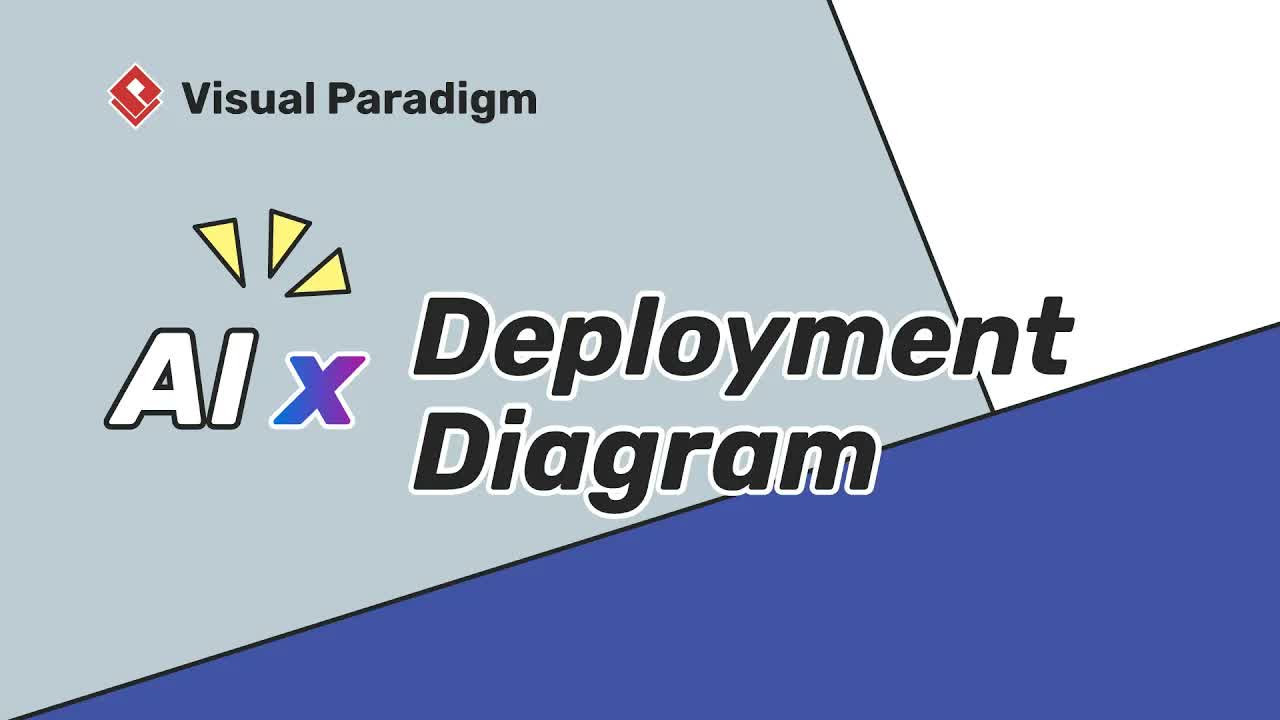 How to Generate UML Deployment Diagrams using Visual Paradigm AI