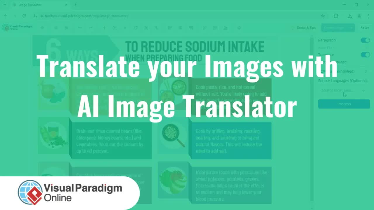 How to Translate Images into 40+ Languages with Visual Paradigm Online AI Image Translator