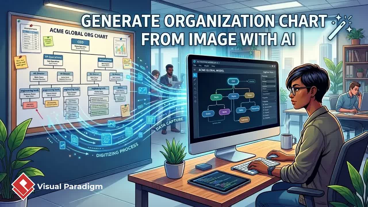 Create Organization Chart From Image Using VPasCode